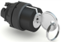 Переключатель с ключом d22мм 2 положения с возвратом  1НО  LAY4-EG4  IP40  Tekfor