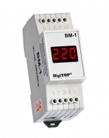 Вольтметр ВМ-1 (~40В...~400В) DIN DigiTOP