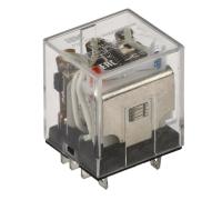Реле промежуточное 3 контакта 10А  12V DC (РЭК77/3) с индикацией  IEK
