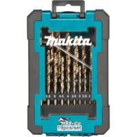 Набор сверл Makita по металлу 1-10 мм (19 шт) Кобальт