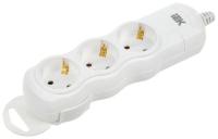 Розетка IEK колодка 3 гн с/з РПр03