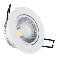Светильник LED downlight  5W 2700K Gloria 016-033-0005 бел Horoz
