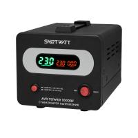 Стабилизатор  1000VA релейный (140-260V точ.±8%) AVR TOWER 1000RF (настол.)  SMARTWATT