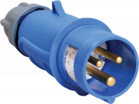 Вилка 013 перенос. 2Р+Е 16А 220В IP 44 MAGNUM IEK