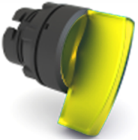 Переключатель удлиненный d22мм 3 положения с фиксацией (желтый)  2НО  LAY4-EKJ35  IP40  Tekfor