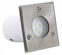 Светильник грунт. LED 220V 1.2W Inci HL941L квадрат металл Horoz