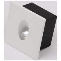 Светильник лестн. LED 220V 3W Zumrut 4000K квадрат мат. хром Horoz