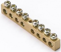 Шина нулевая KSN-1-4-6х9мм 16 отв (крепеж по центру) Tekfor