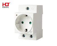 Розетка на дин-рейку  РД-316 16A IP20 (LED) HLT