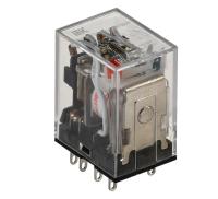 Реле промежуточное 4 контакта  3А 220V AC (РЭК78/4) с индикацией  IEK