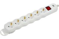 Розетка IEK колодка 6 гн с/з с вык. РПр06В