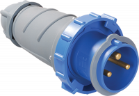 Вилка 033 перенос. 2Р+Е 63А 220В IP67 MAGNUM IEK