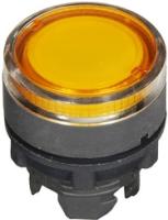 Кнопка плоская с подсветкой d22мм (желтая) 1НО  LAY4-EW35 (220VAC) IP40  Tekfor