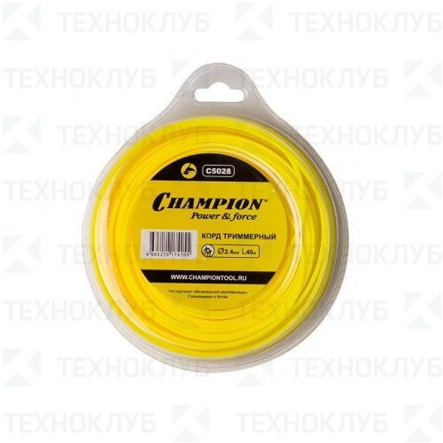 Леска 2,4 мм  40 м звезда Champion