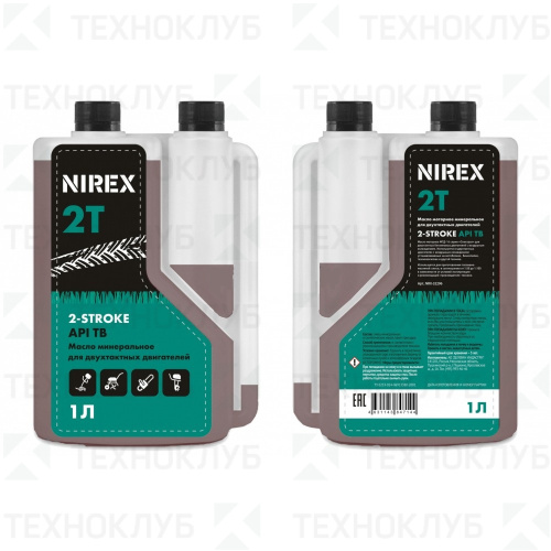 Масло 2-х такт. 1л NIREX с дозатором