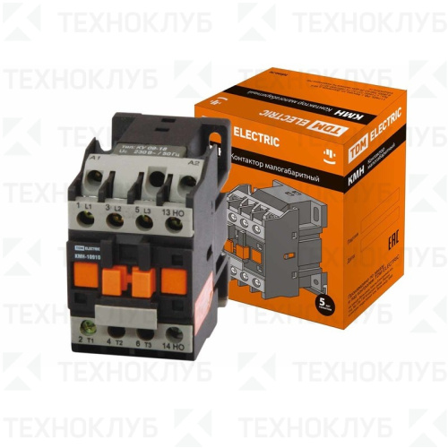 Контактор  12А 220В 1Н3 КМН-11211  TDM