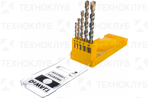 Набор сверл DeWalt по бетону 4-10 мм (5 шт)