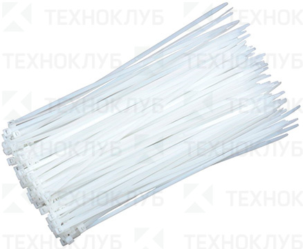 Стяжка КСС 200х3,6 (100шт) белый  LEEK