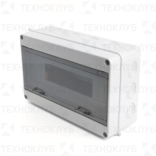 Щит ЩРН пласт. 15м прозр. IP65 198х309х109 (EBX50-1/15-65)  STEKKER