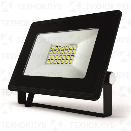 Прожектор LED  20W SMD FL1 IP65 черный 6500K LEEK