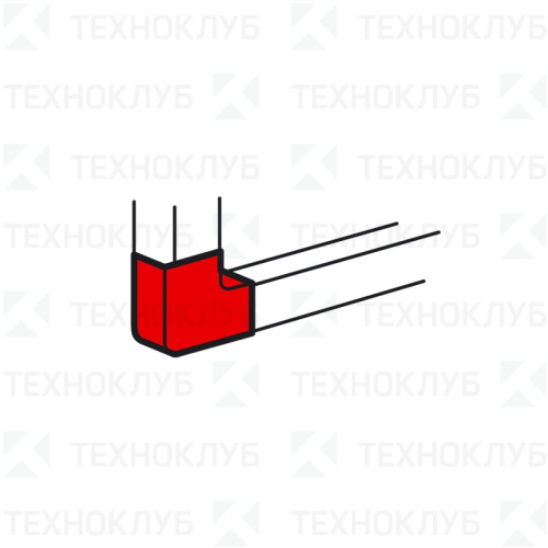 Поворот на 90 гр. для к/к Legrand Metra 100х50