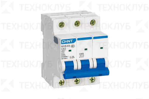 Выключатель автомат. NXB-63S 3п  32А 4.5kA х-ка C  CHINT