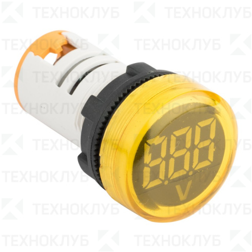 Вольтметр ED16-22VD (70...500В) желтый  EKF