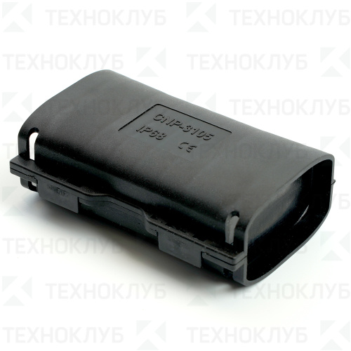 Коробка изоляционная с гелем  74х46х26 черный LD549  STEKKER