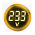 Вольтметр ED16-22VD (70...500В) желтый  EKF