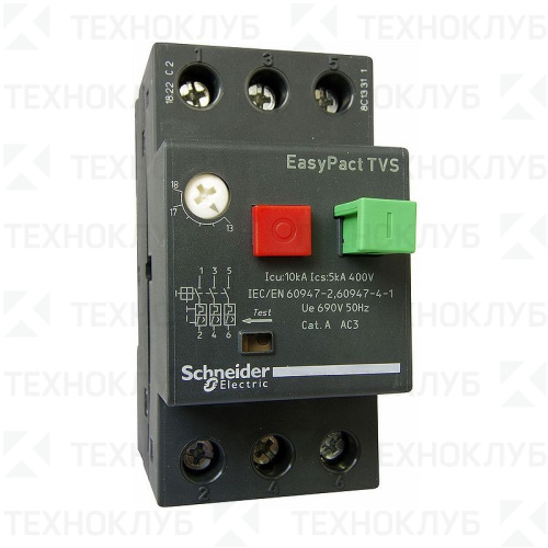 Пускатель с защитой двигателя  9-14A  GZ1E16  Schneider Electric
