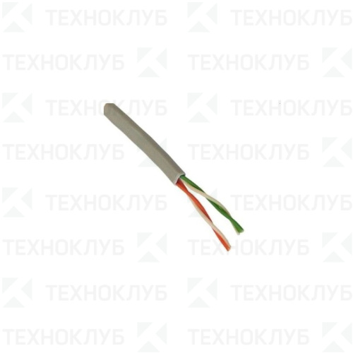 Кабель LAN FTP-5E  2х2х0,52  Cu PVC серый (КСВЭ 5Е) ИнформСистема