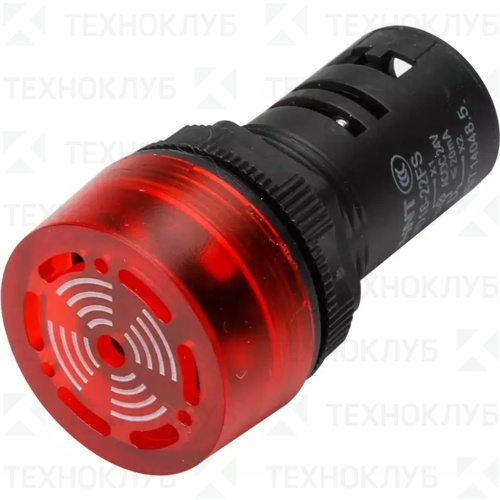 Сирена звуковая ND16-22L 220В АС черная (непрерывистый звук)  CHINT
