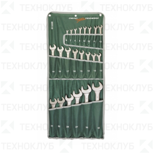 Набор ключей комбинир. 6-32 мм 22 шт. ДТ сумка