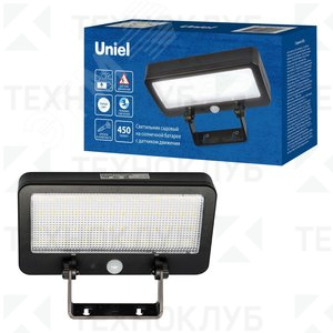 Прожектор LED   5W с д/д USL-F-562/PT060 солнечная батарея, аккумулятор Uniel