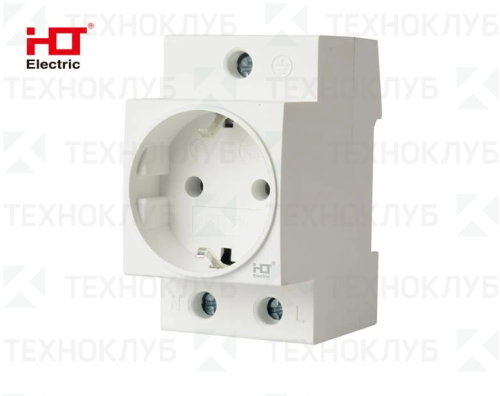 Розетка на дин-рейку  РД-316 16A IP20 HLT