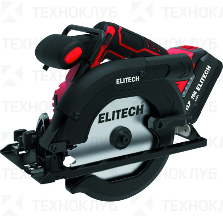 Пила дисковая аккум. Elitech ПДА 2055БЛ 20 В 1*4,0 А/ч 165*20 мм