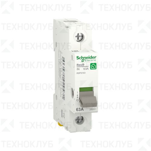 Выключатель нагрузки Resi9  1п  63А Schneider Electric