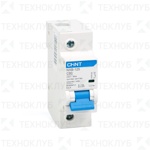 Выключатель автомат. NXB-125 1п 125А 10кА х-ка C  CHINT
