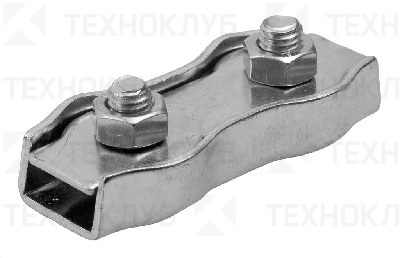Зажим DIN 8284 для ст. кан. двойной DUPLEX  5