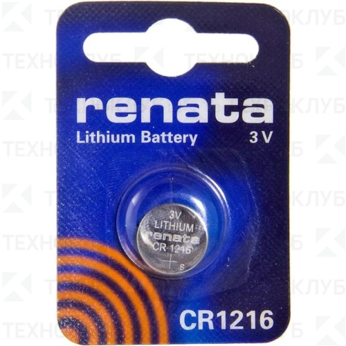 Батарейка литиевая CR1216 Renata