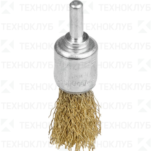 Щетка  для дрели d  17 мм кистевая латунь