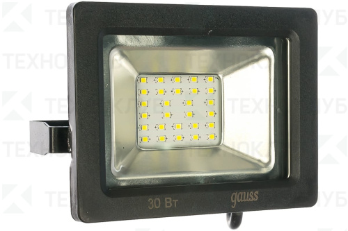 Прожектор LED  30W 230V 6500K IP65 (ДО-30) Gauss Elementary