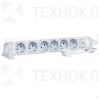Удлинитель 6*  3 с/з 16А Legrand 694637 поворот