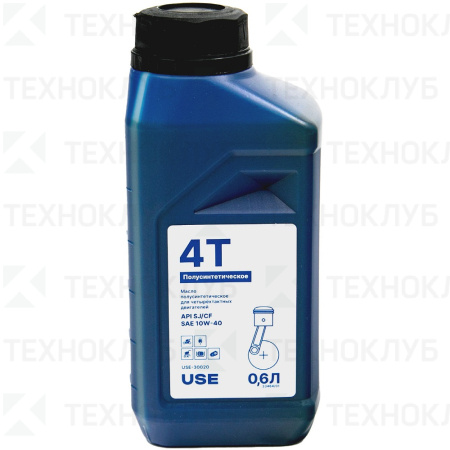 Масло 4-х такт. 0,6 л  USE SAE 10W-40 полусинтетика
