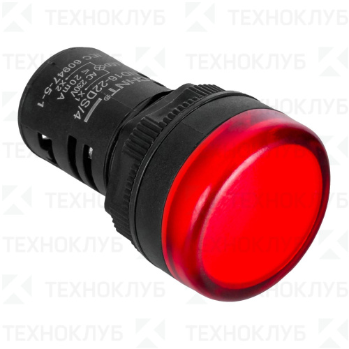 Лампа сигнальная d22мм 230V AC красная (LED) ND16-22DS/4  CHINT