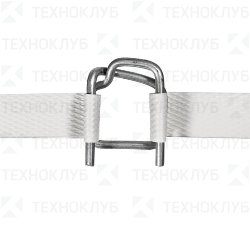 Пряжка для ПП/ПЭТ ленты 19 мм (1000 шт/уп) оцинкованная