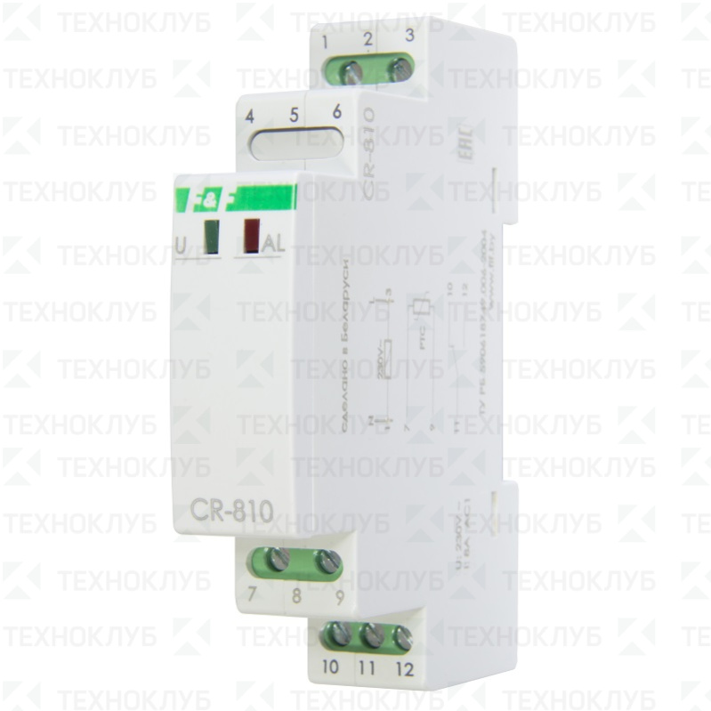 Реле тепловое CR-810 16А 1P(перекл) 220В(24В AC/DC) F&F — купить в ...