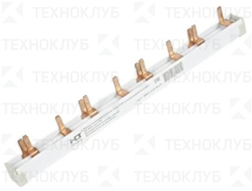 Шина соединительная PIN 3ф 63А (1м 18 групп)  HLT