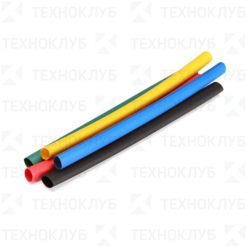 Трубка ТУТ   4/2 красная (нарезка по 1м)  КВТ