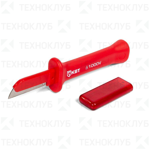 Нож монтерский диэлектрический НМИ-15 (изолированный прямой) до 1кВ КВТ